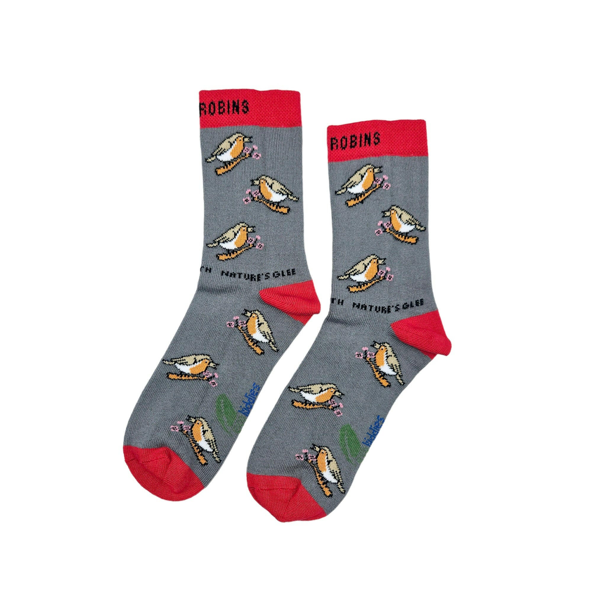 CHIRPY ROBIN ORGANIC COTTON KIDS SOCKS - REGN
