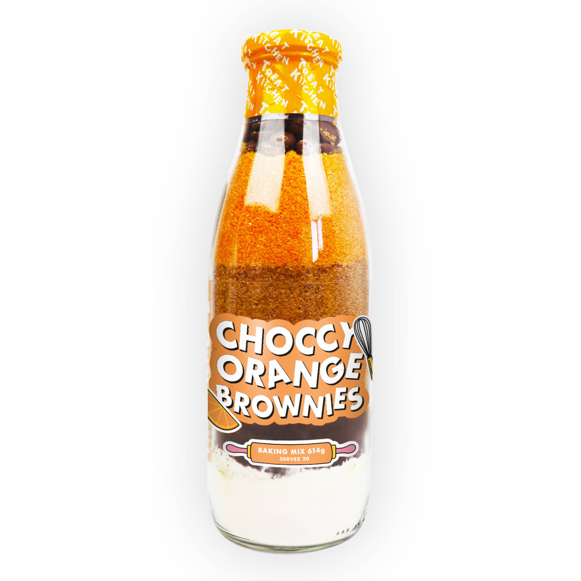 Chocolate Orange Brownie Baking Bottle – Easy Baking Mix - REGN