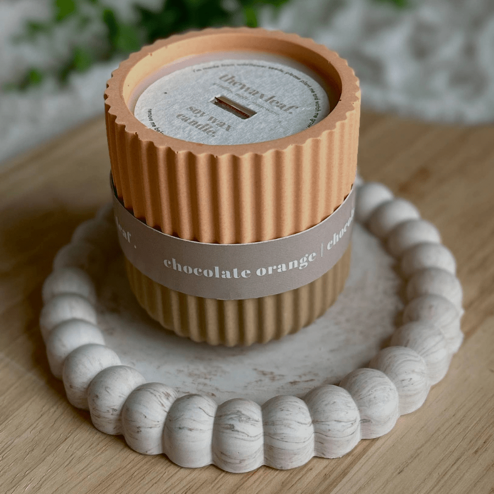 Chocolate Orange Scented Soy Wax Refillable Candle - REGN