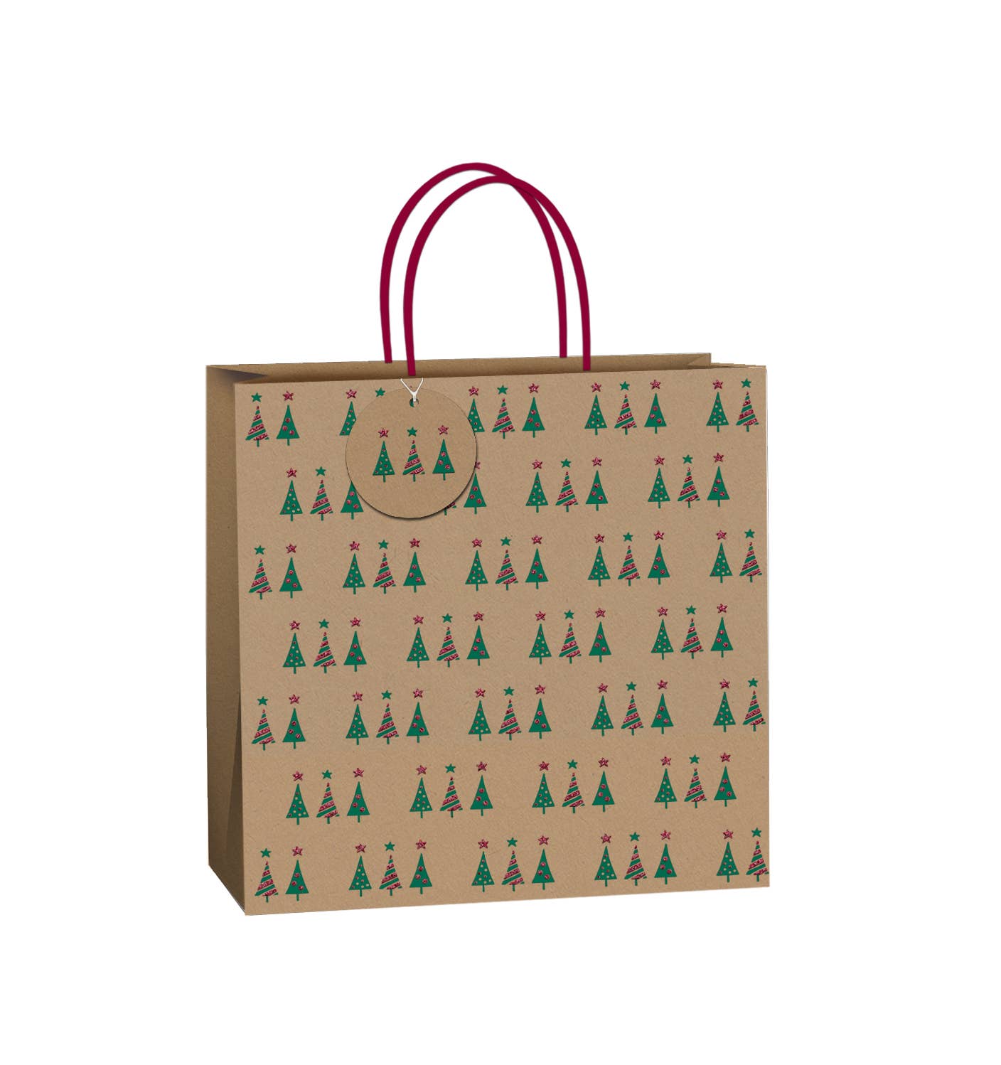 Christmas Gift Bags with Eco Biodegradable Glitter – Festive FSC™ Kraft - REGN