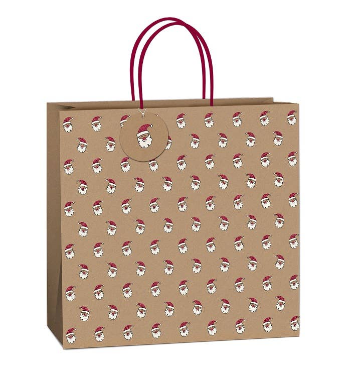 Christmas Gift Bags with Eco Biodegradable Glitter – Festive FSC™ Kraft - REGN