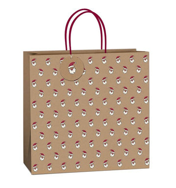 Christmas Gift Bags with Eco Biodegradable Glitter – Festive FSC™ Kraft - REGN