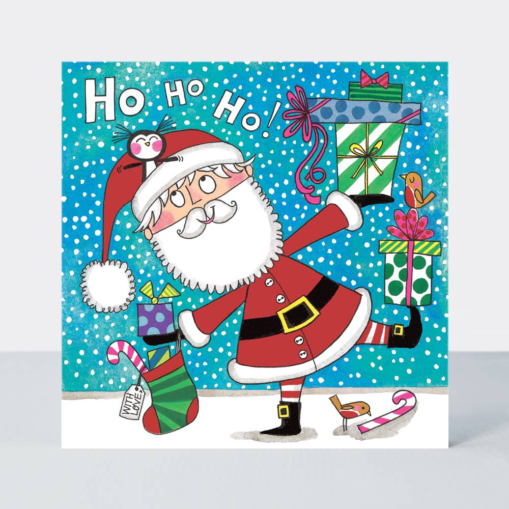 Christmas Jigsaw Card – Santa Ho Ho Ho - REGN