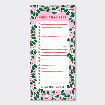 Christmas List Pad – 60 Tear - Off Pages - REGN
