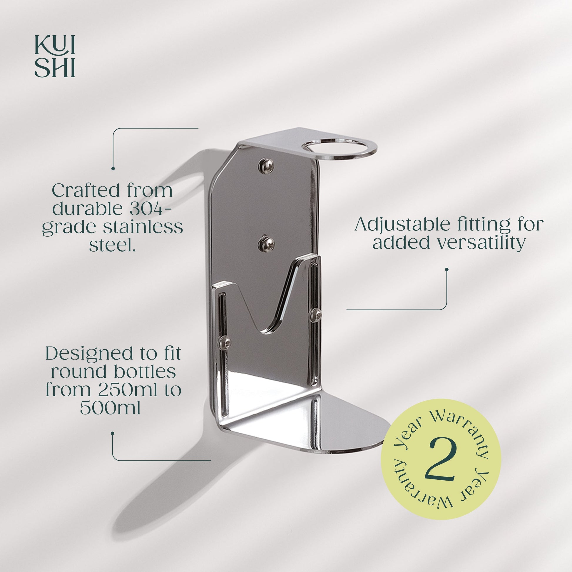 Chrome Single Bottle Holder - REGN