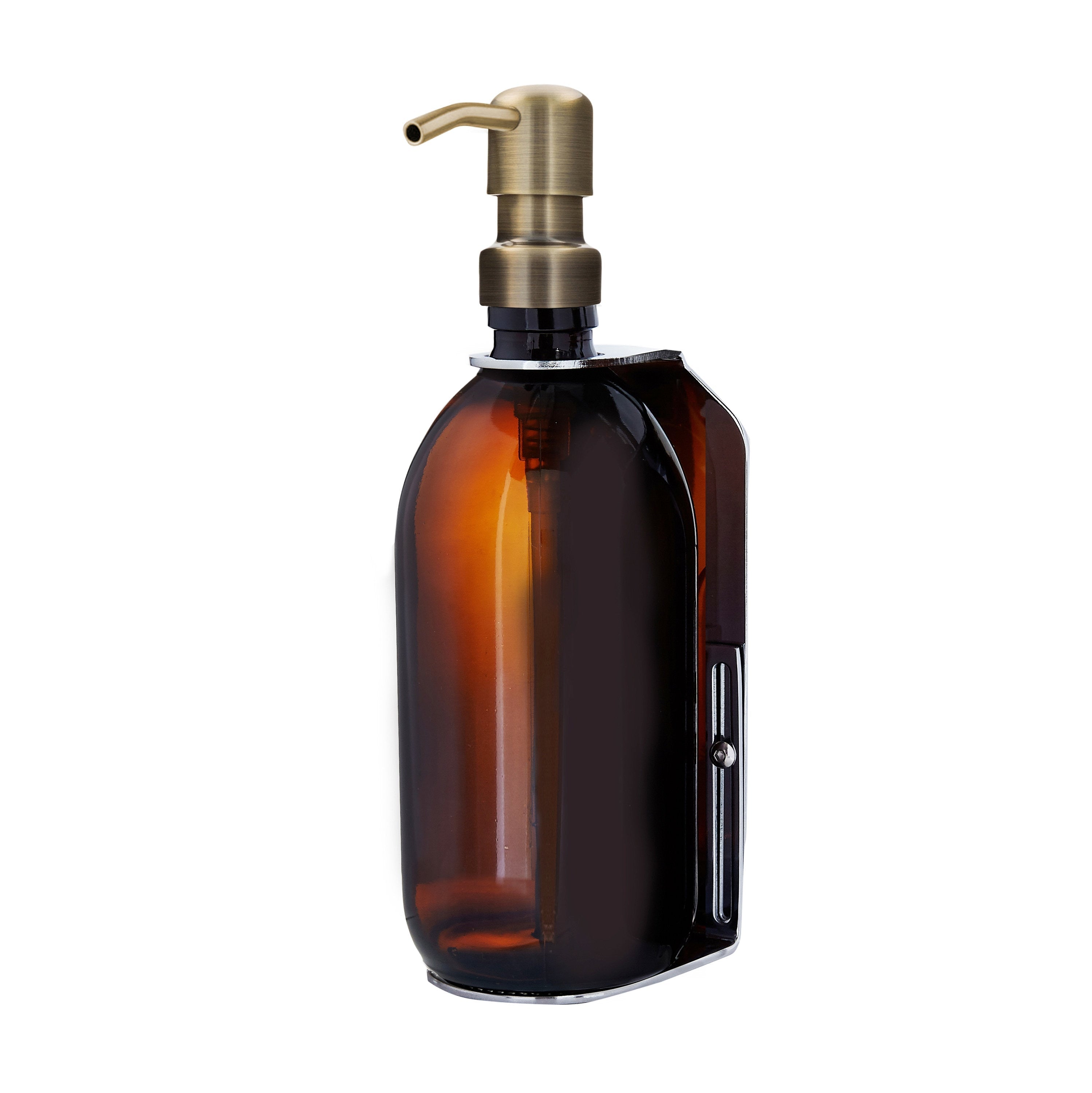 Chrome Single Wall Mounted Soap Dispenser - REGN
