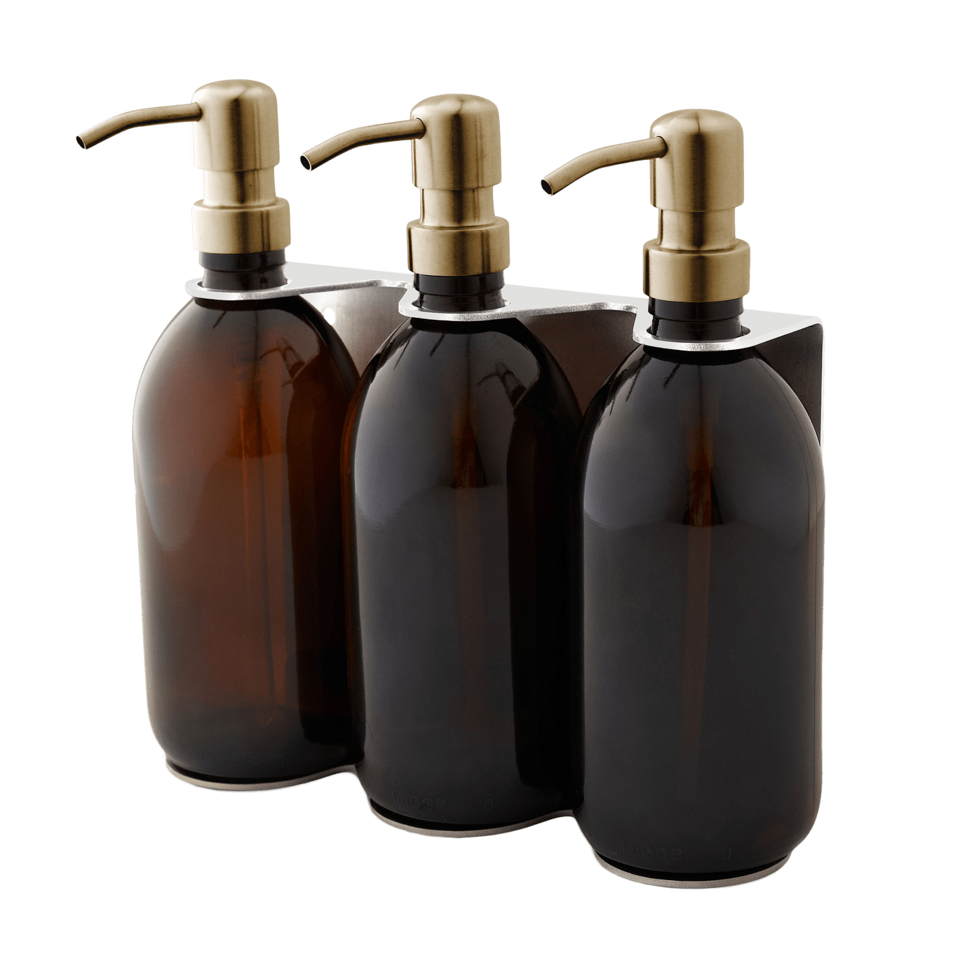 Chrome Triple Wall Mounted Soap Dispenser - REGN