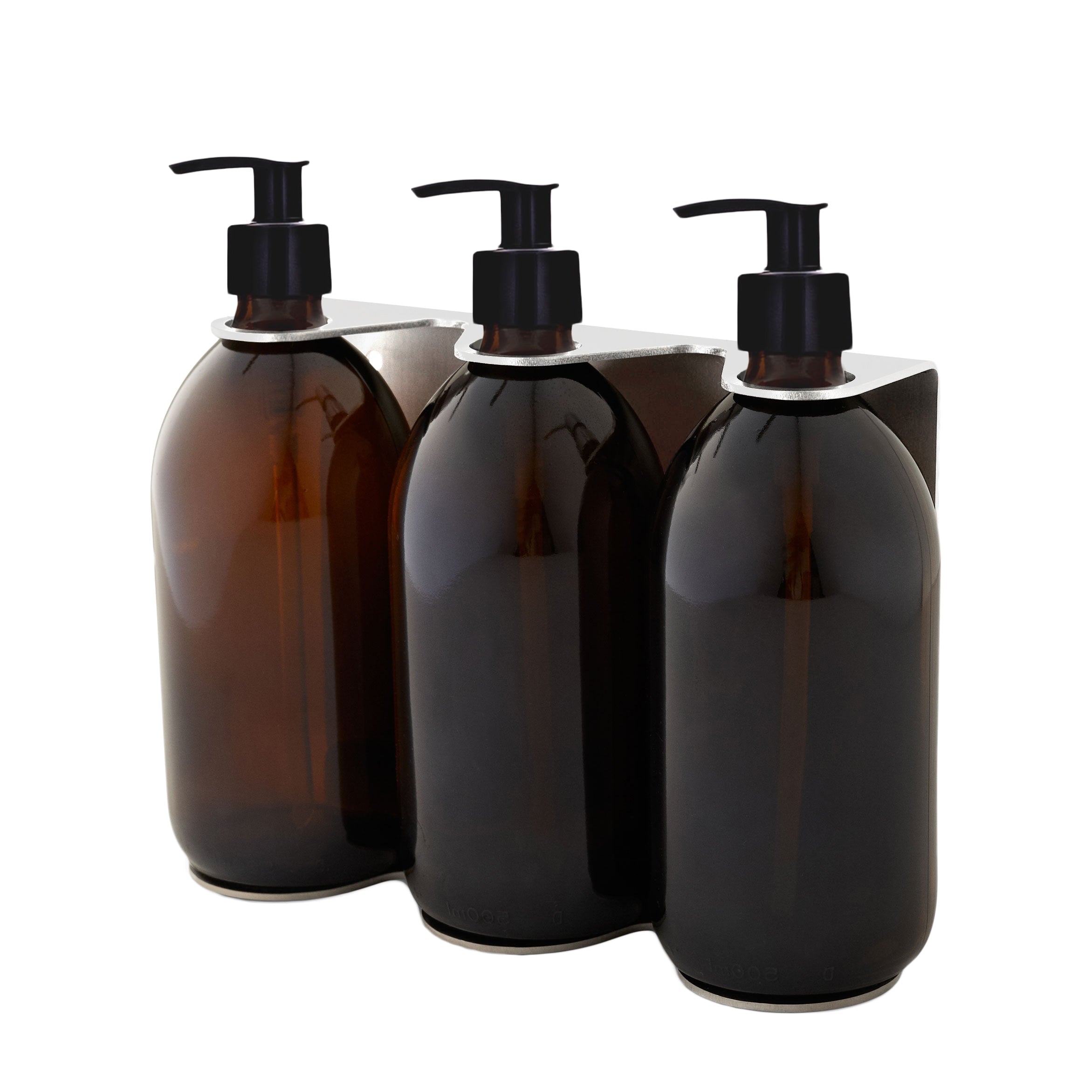 Chrome Triple Wall Mounted Soap Dispenser - REGN