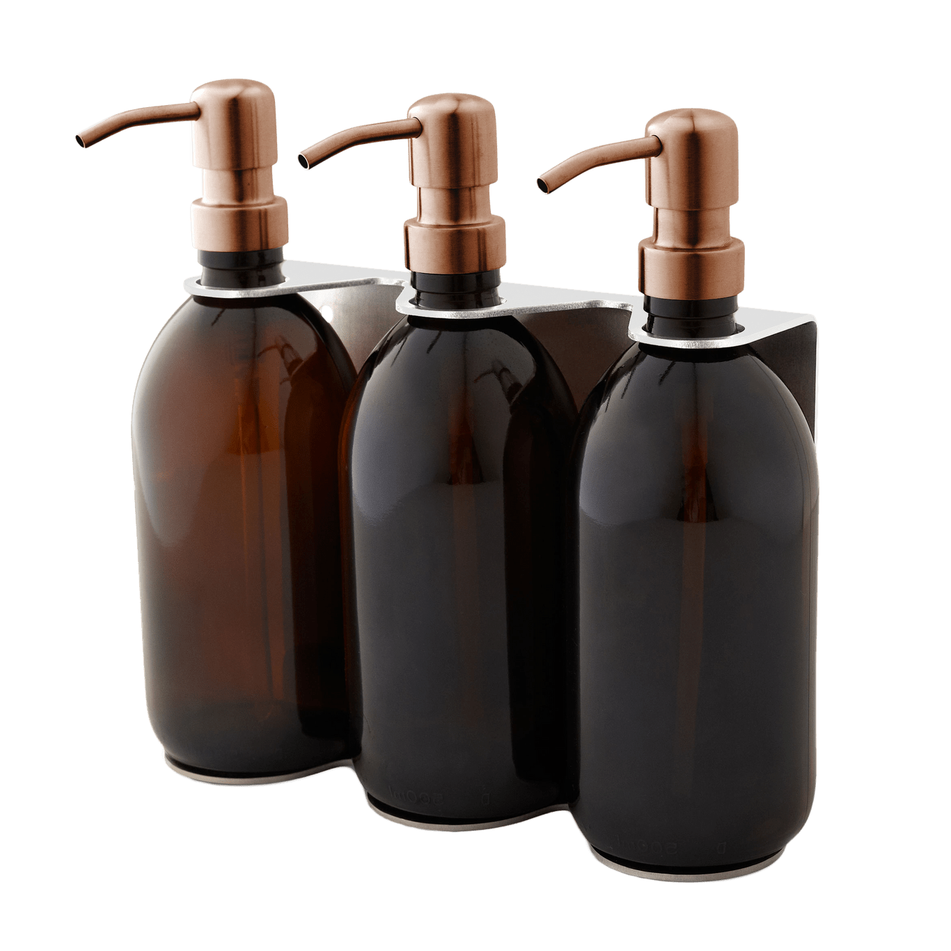 Chrome Triple Wall Mounted Soap Dispenser - REGN