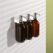 Chrome Triple Wall Mounted Soap Dispenser - REGN