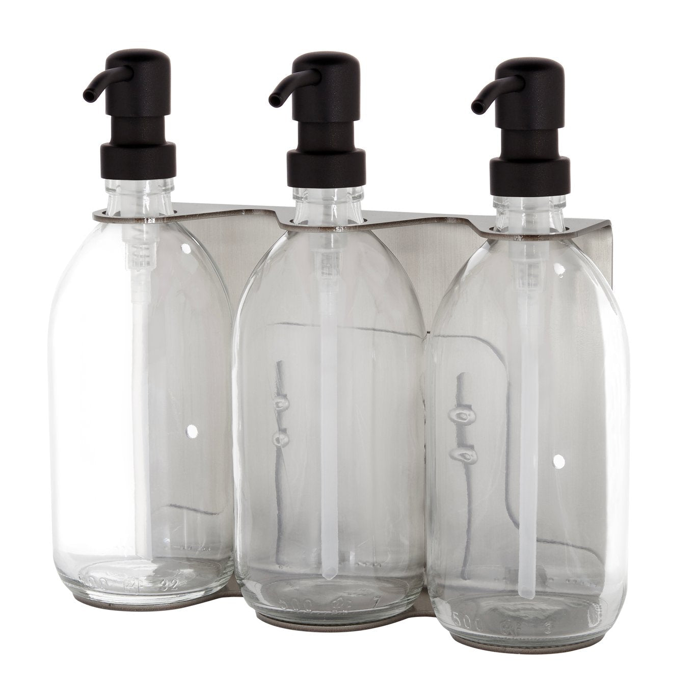 Chrome Triple Wall Mounted Soap Dispenser - REGN