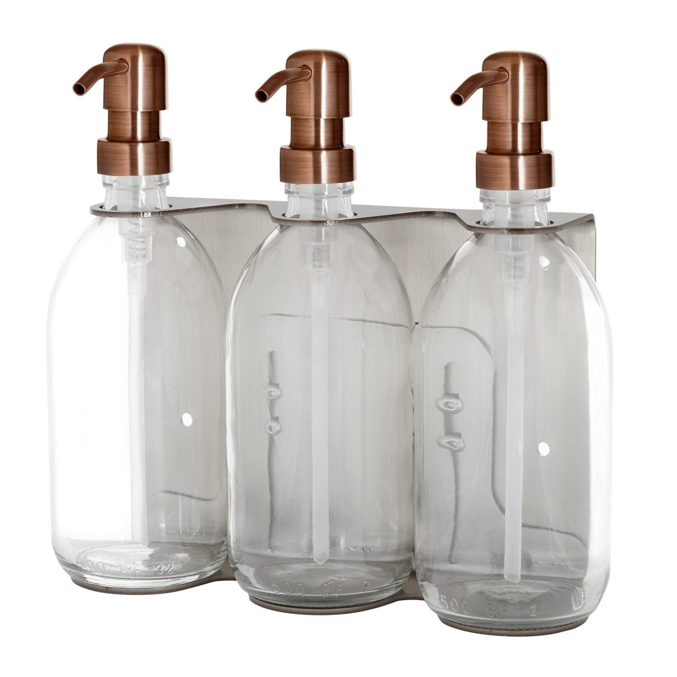 Chrome Triple Wall Mounted Soap Dispenser - REGN