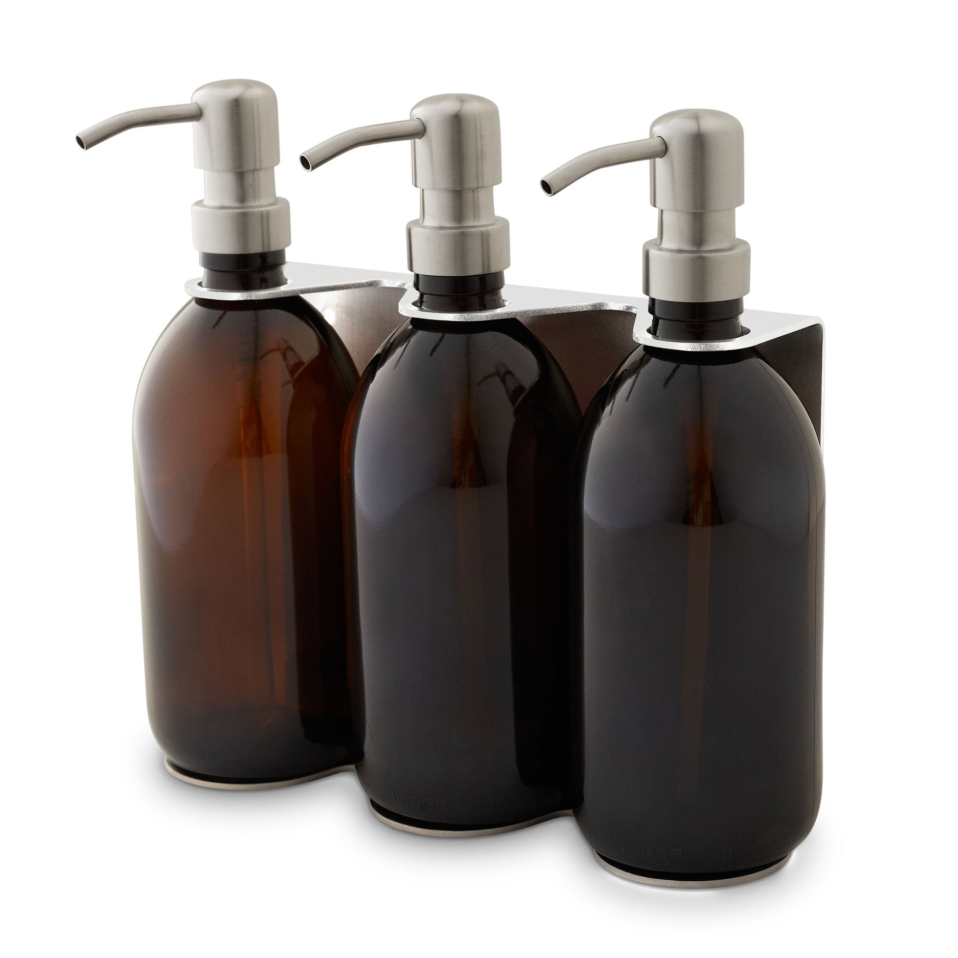 Chrome Triple Wall Mounted Soap Dispenser - REGN