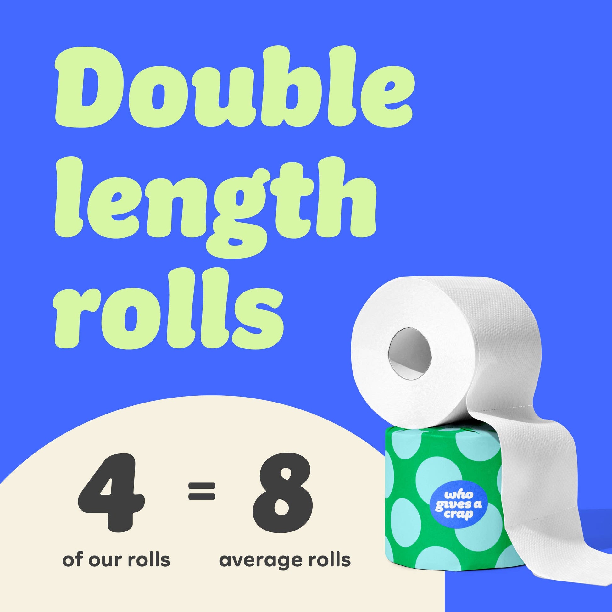 Classic Recycled Toilet Roll | Double Length 4 Pack - REGN