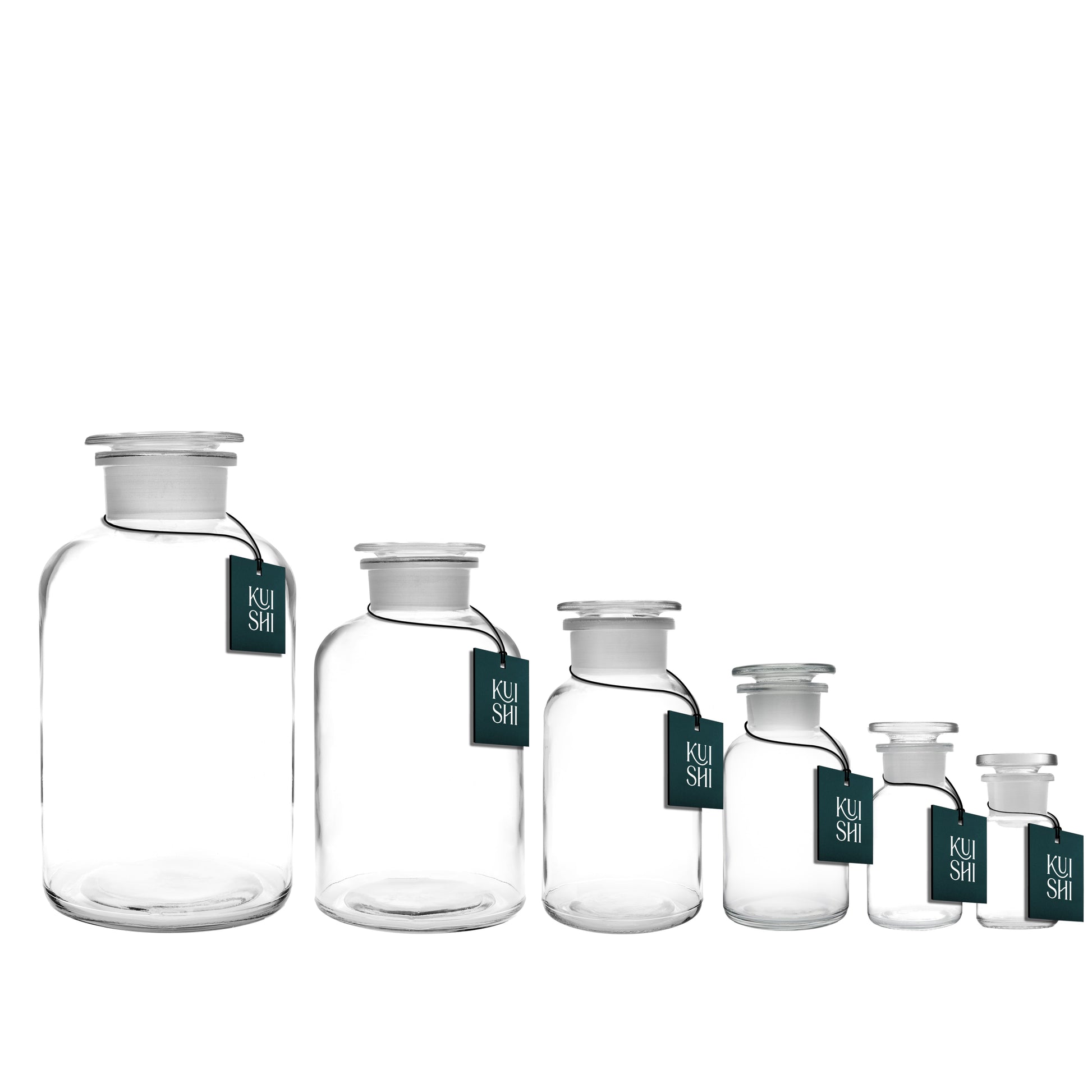 Clear Glass Apothecary Jars - REGN