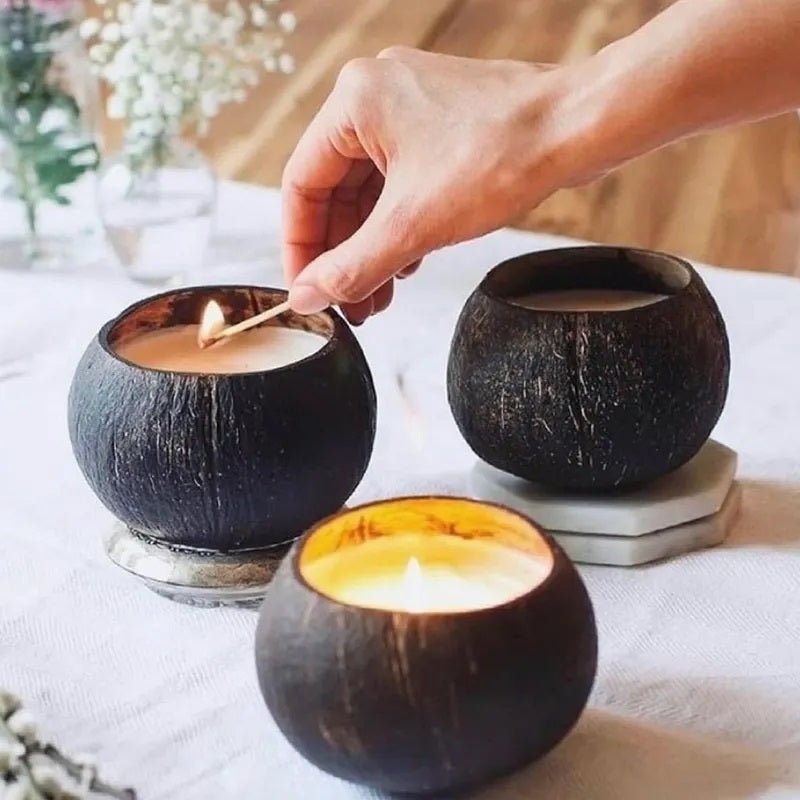 Coconut Shell Candle - Choice Of Scents - REGN