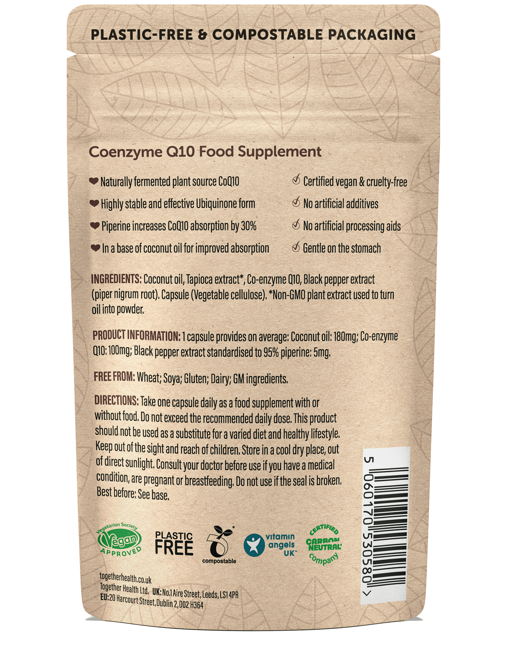 Coenzyme Q10 – CoQ10 Supplement – 30 Capsules - REGN