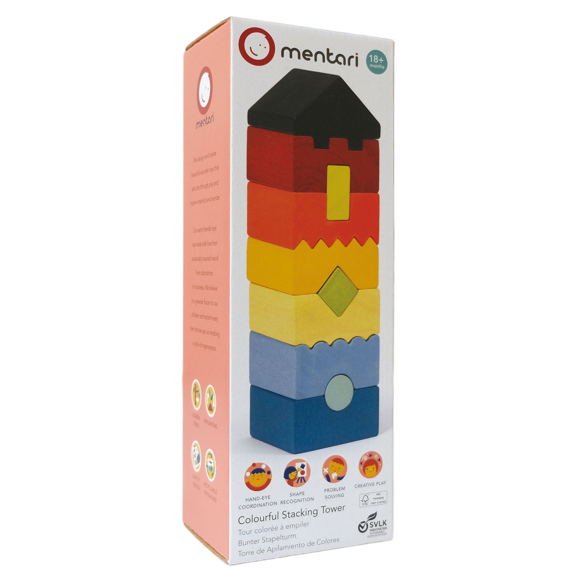 Colourful Stacking Tower - REGN