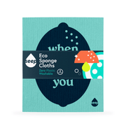 Compostable Sponge Cloths 4 - Pack | Colourful Eco Cleaning Cloths - REGN