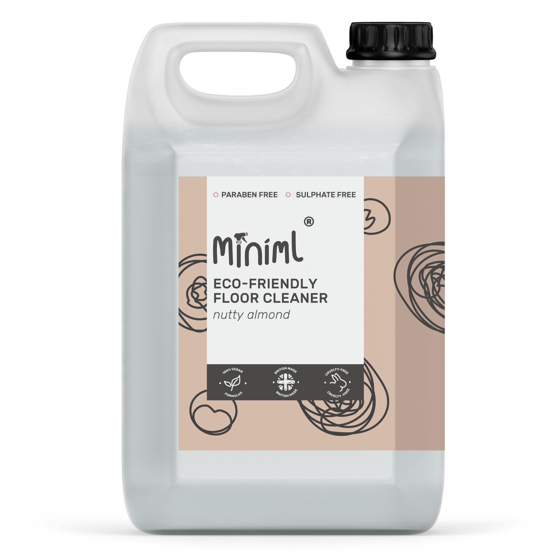 Concentrated Floor Cleaner – 5L Eco Refill with Almond Scent - REGN