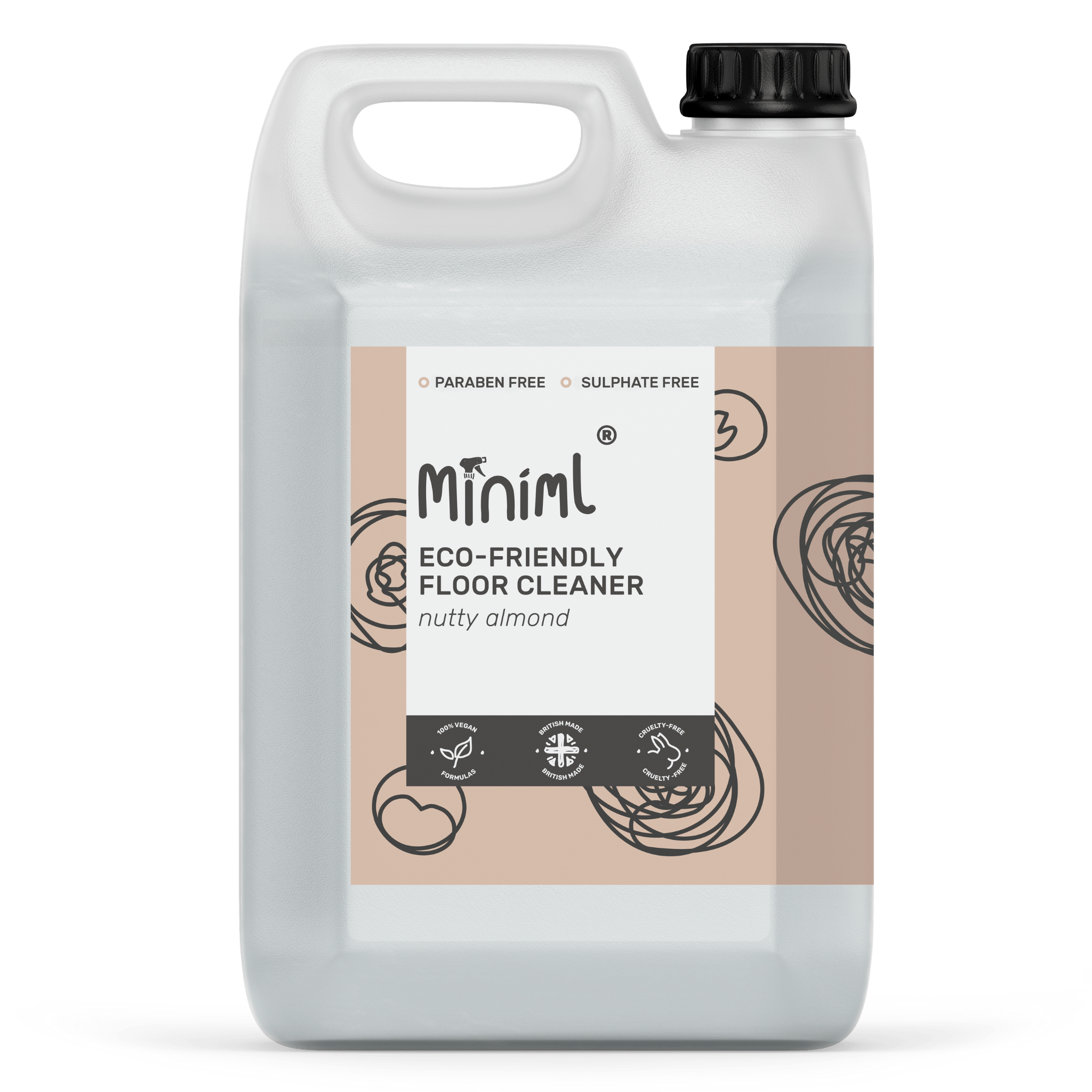 Concentrated Floor Cleaner – 5L Eco Refill with Almond Scent - REGN