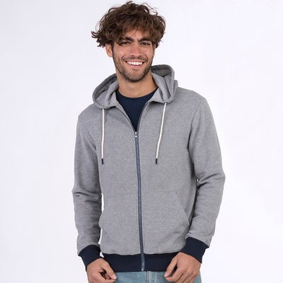 Contrast Zipped Recycled Hoodie - REGN