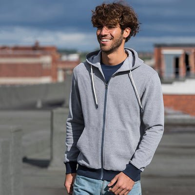 Contrast Zipped Recycled Hoodie - REGN