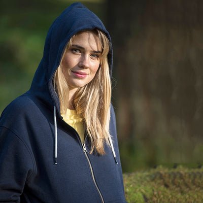 Contrast Zipped Recycled Hoodie - REGN
