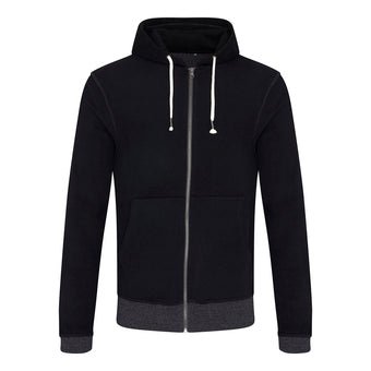 Contrast Zipped Recycled Hoodie - REGN