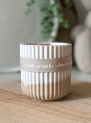 Cookie Crumbs Stoneware Soy Candle – Warm Scandi - Inspired Aroma - REGN