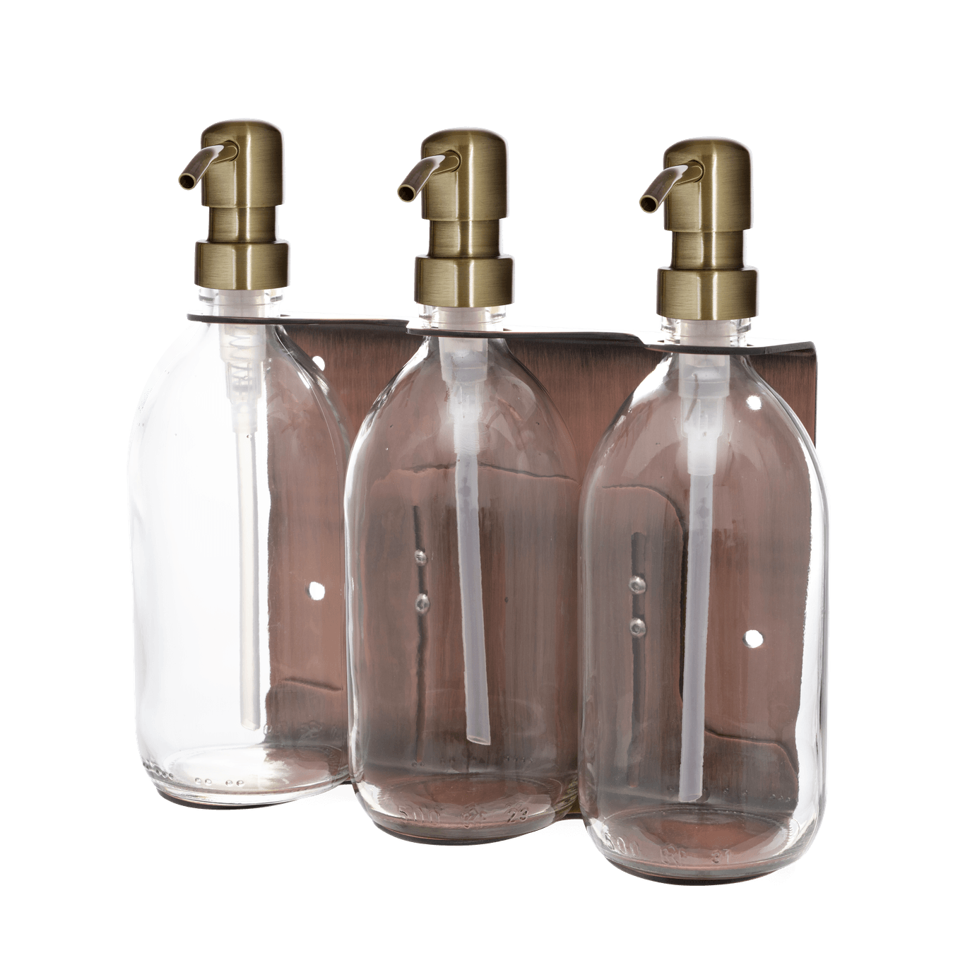 Copper Triple Wall Mounted Soap Dispenser - REGN