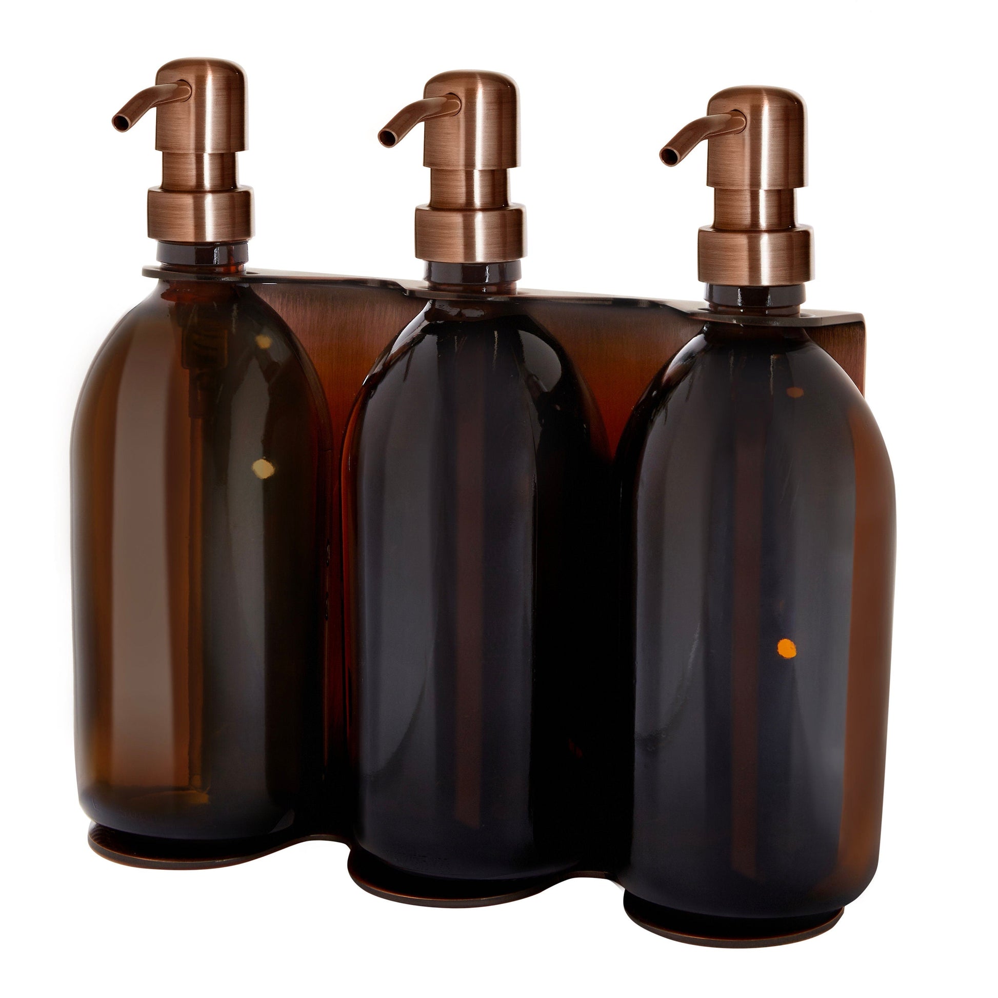 Copper Triple Wall Mounted Soap Dispenser - REGN