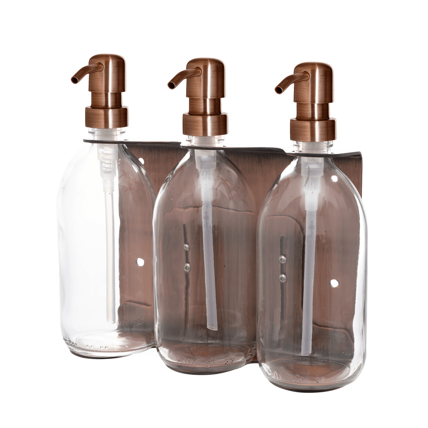 Copper Triple Wall Mounted Soap Dispenser - REGN