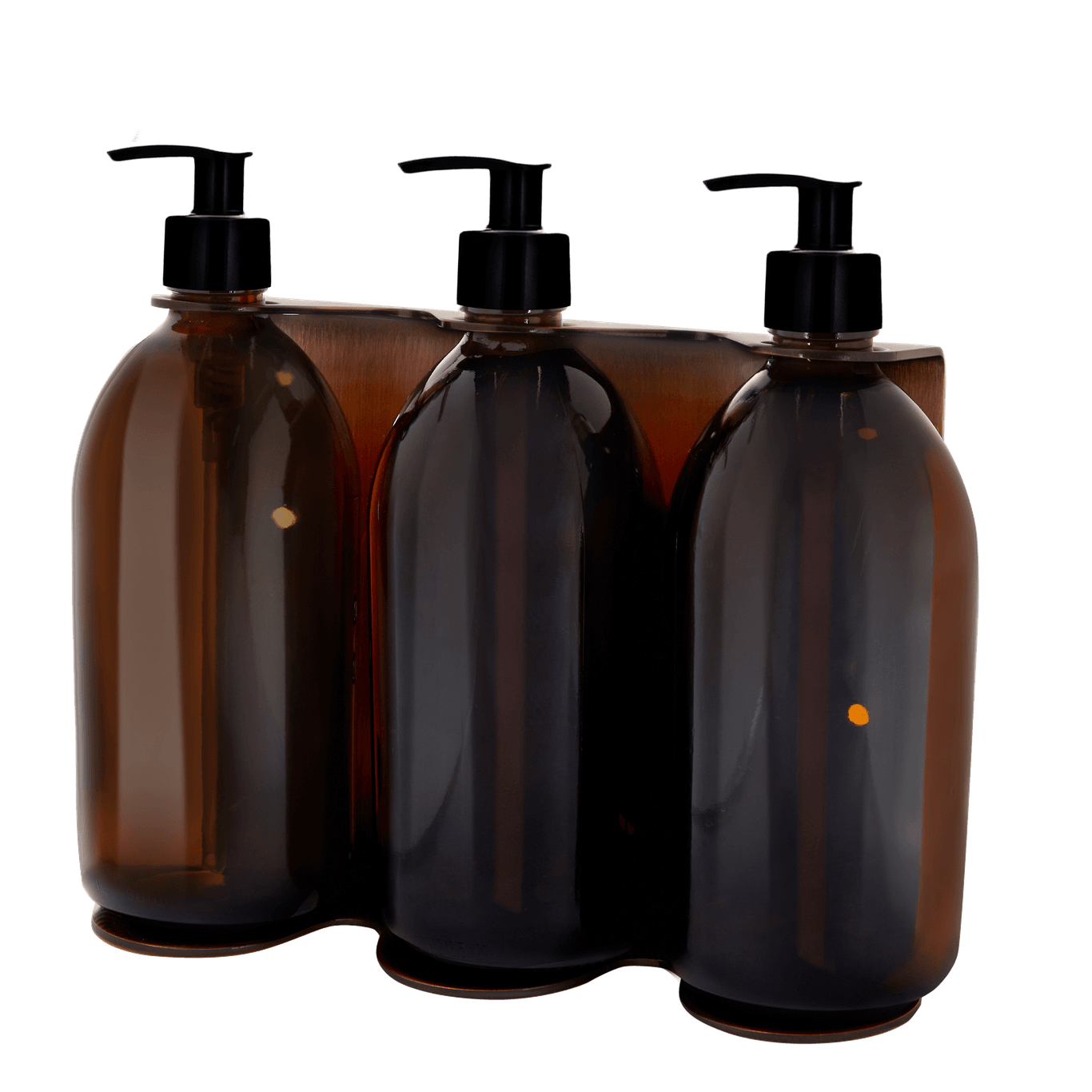 Copper Triple Wall Mounted Soap Dispenser - REGN