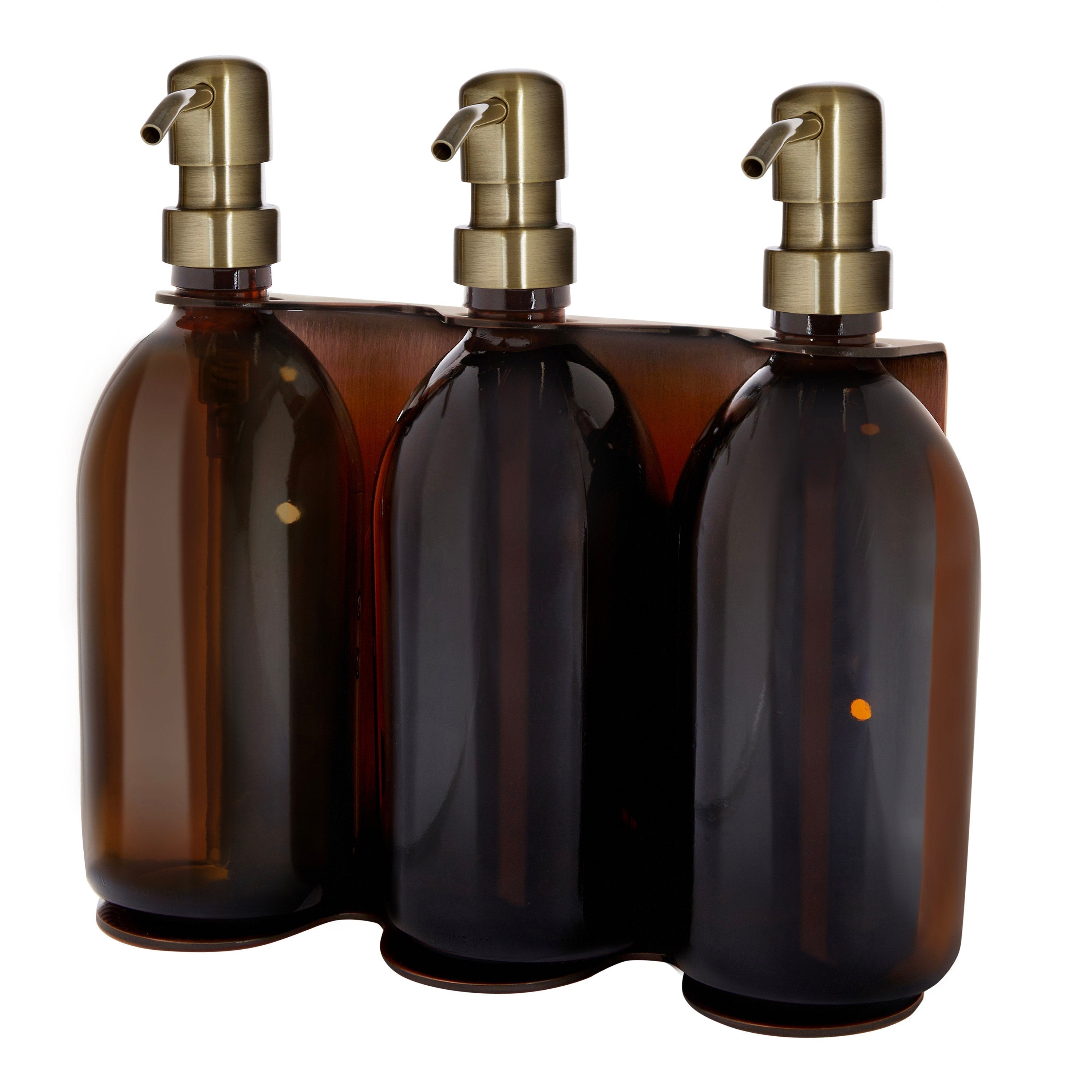 Copper Triple Wall Mounted Soap Dispenser - REGN