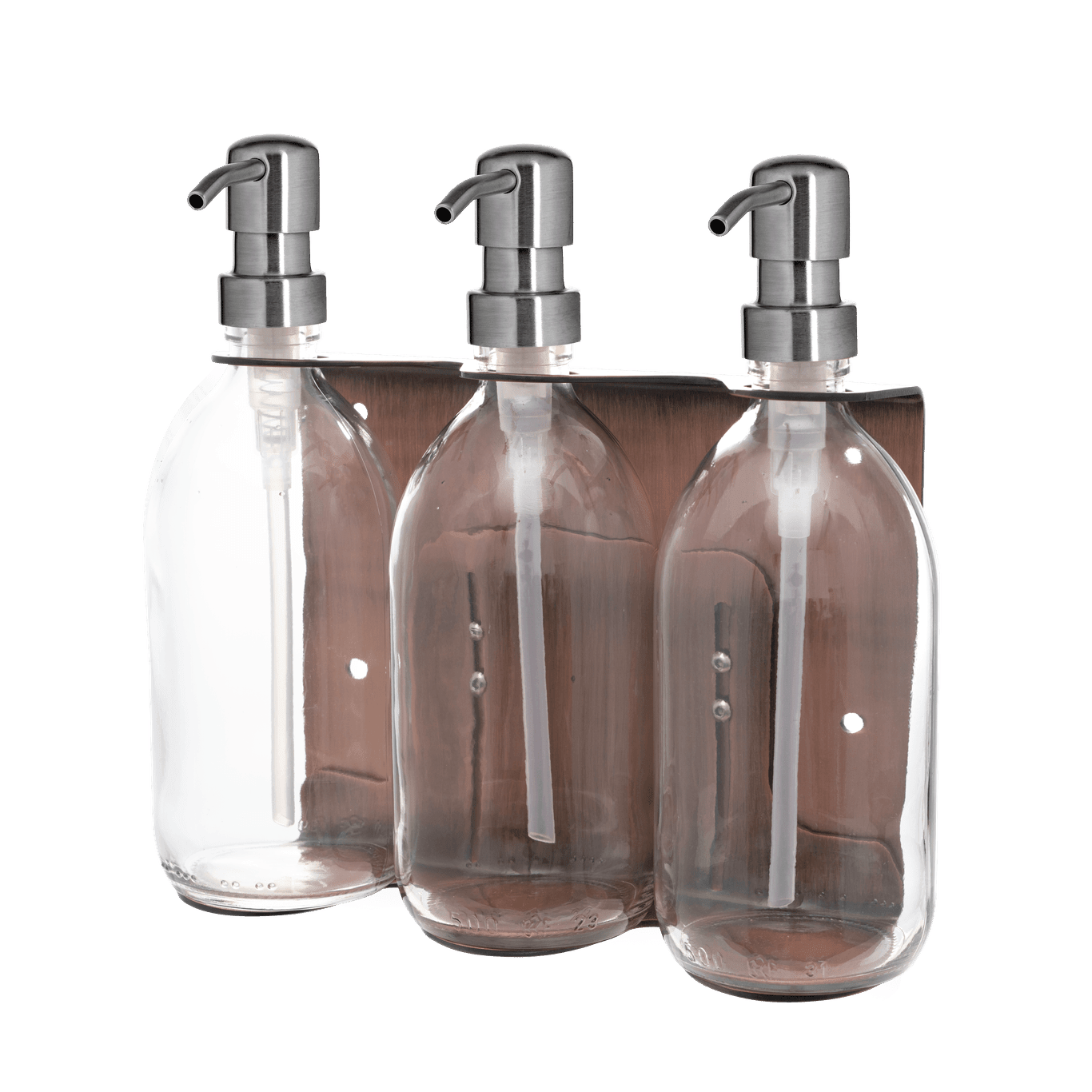 Copper Triple Wall Mounted Soap Dispenser - REGN