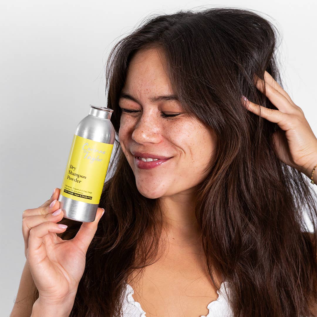 Corinne Taylor Dry Shampoo Powder 85g | 100% Natural Talc-Free Dry Shampoo | Vegan Volumising Hair Powder - REGN
