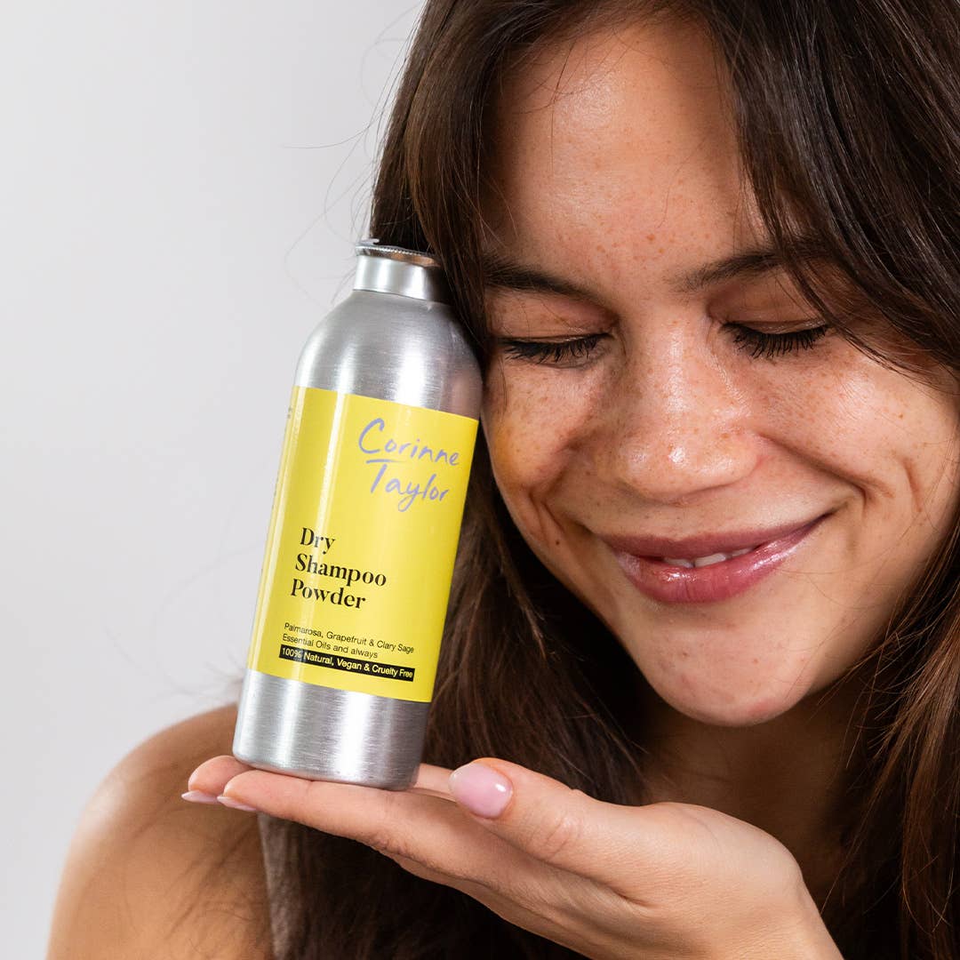 Corinne Taylor Dry Shampoo Powder 85g | 100% Natural Talc-Free Dry Shampoo | Vegan Volumising Hair Powder - REGN