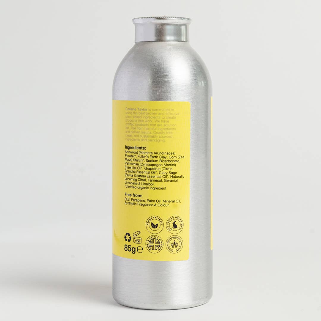 Corinne Taylor Dry Shampoo Powder 85g | 100% Natural Talc-Free Dry Shampoo | Vegan Volumising Hair Powder - REGN
