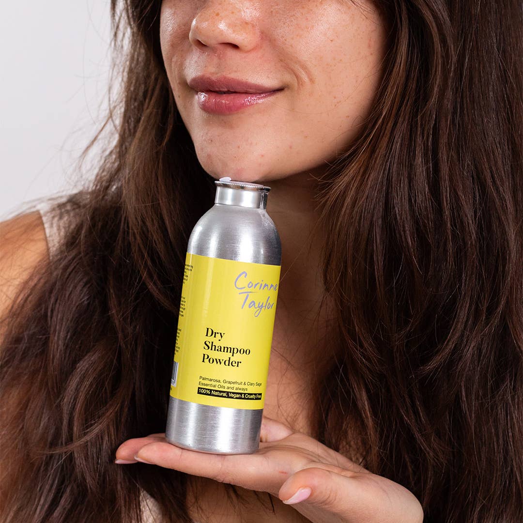 Corinne Taylor Dry Shampoo Powder 85g | 100% Natural Talc-Free Dry Shampoo | Vegan Volumising Hair Powder - REGN
