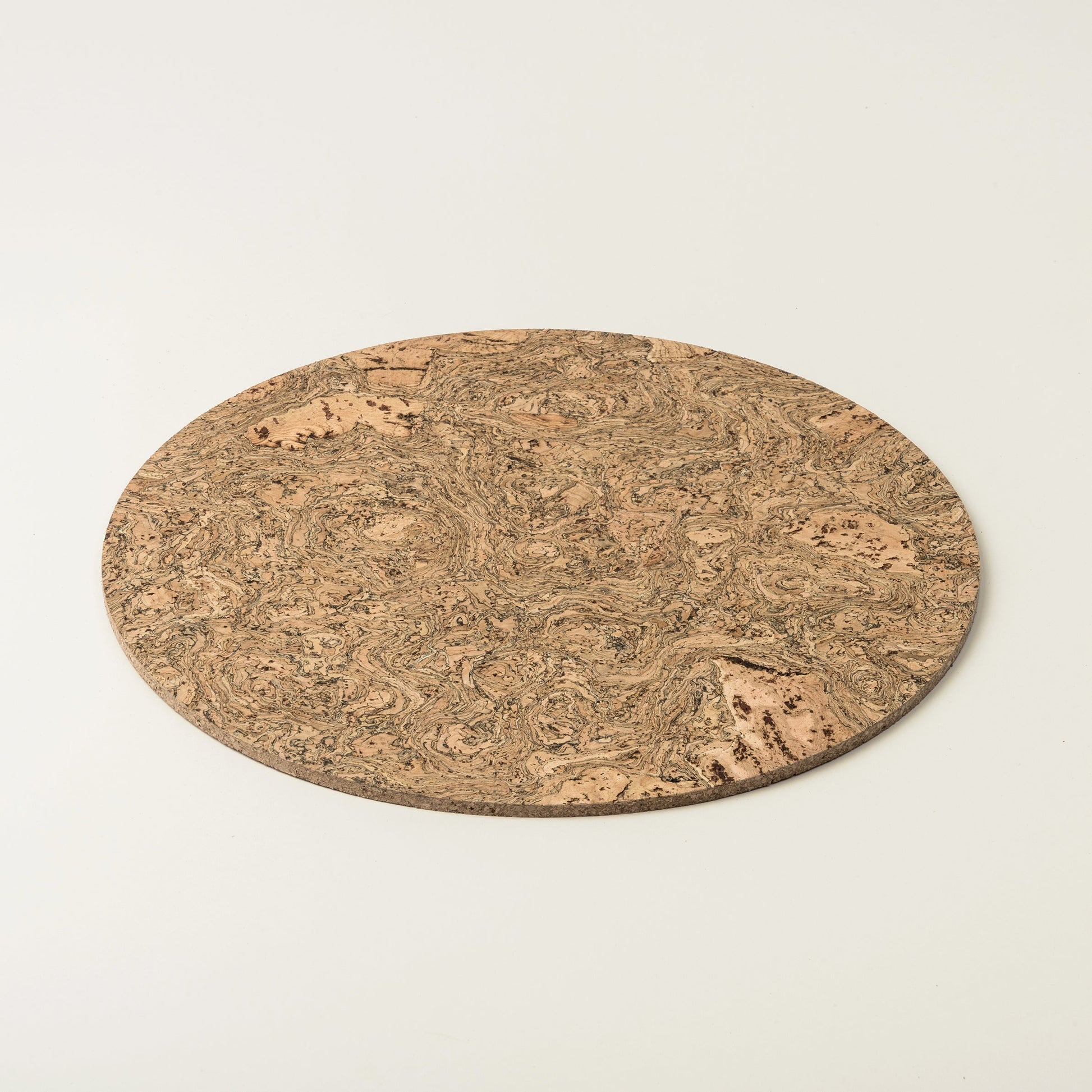 Cork Placemats | Twist Black | Round - REGN