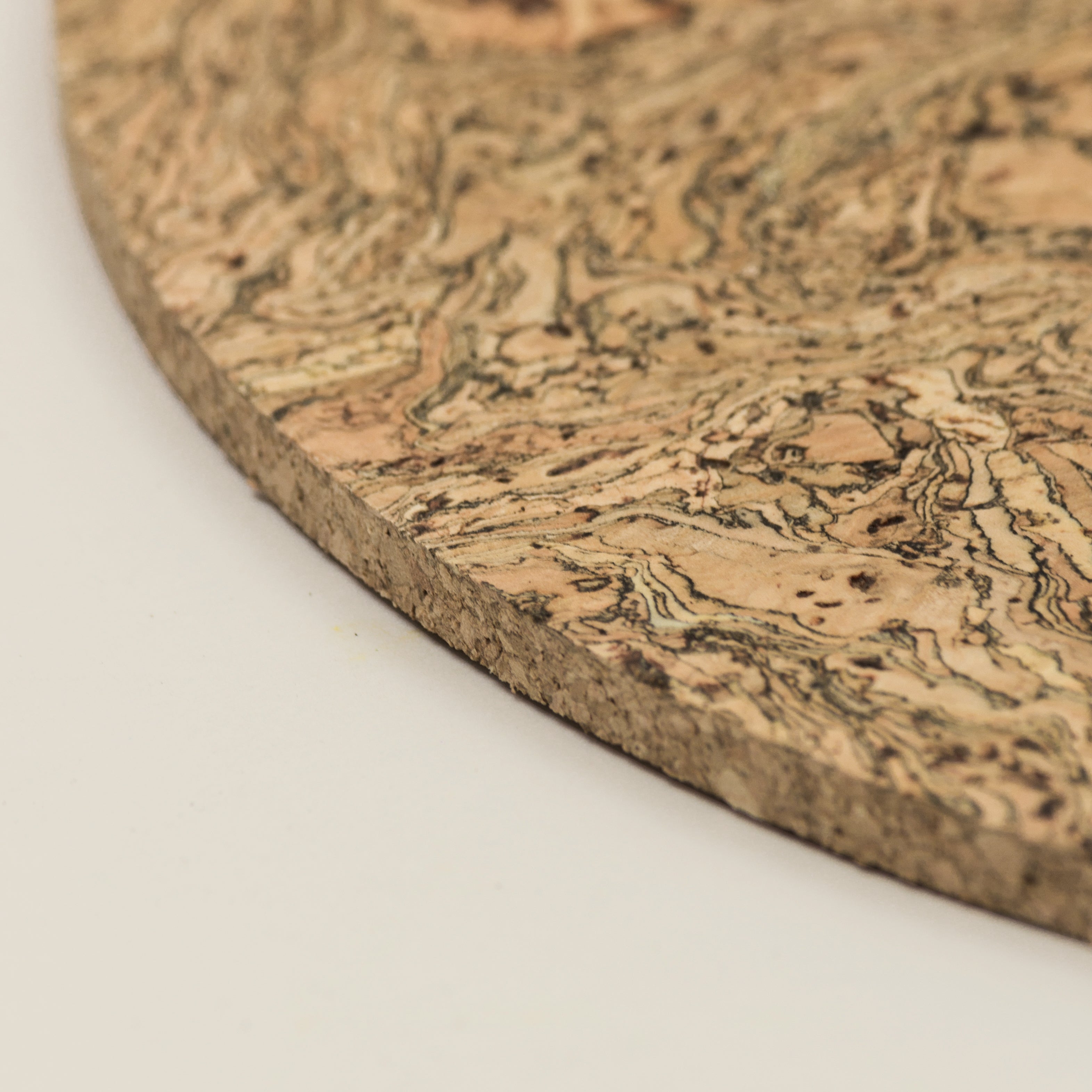 Cork Placemats | Twist Black | Round - REGN
