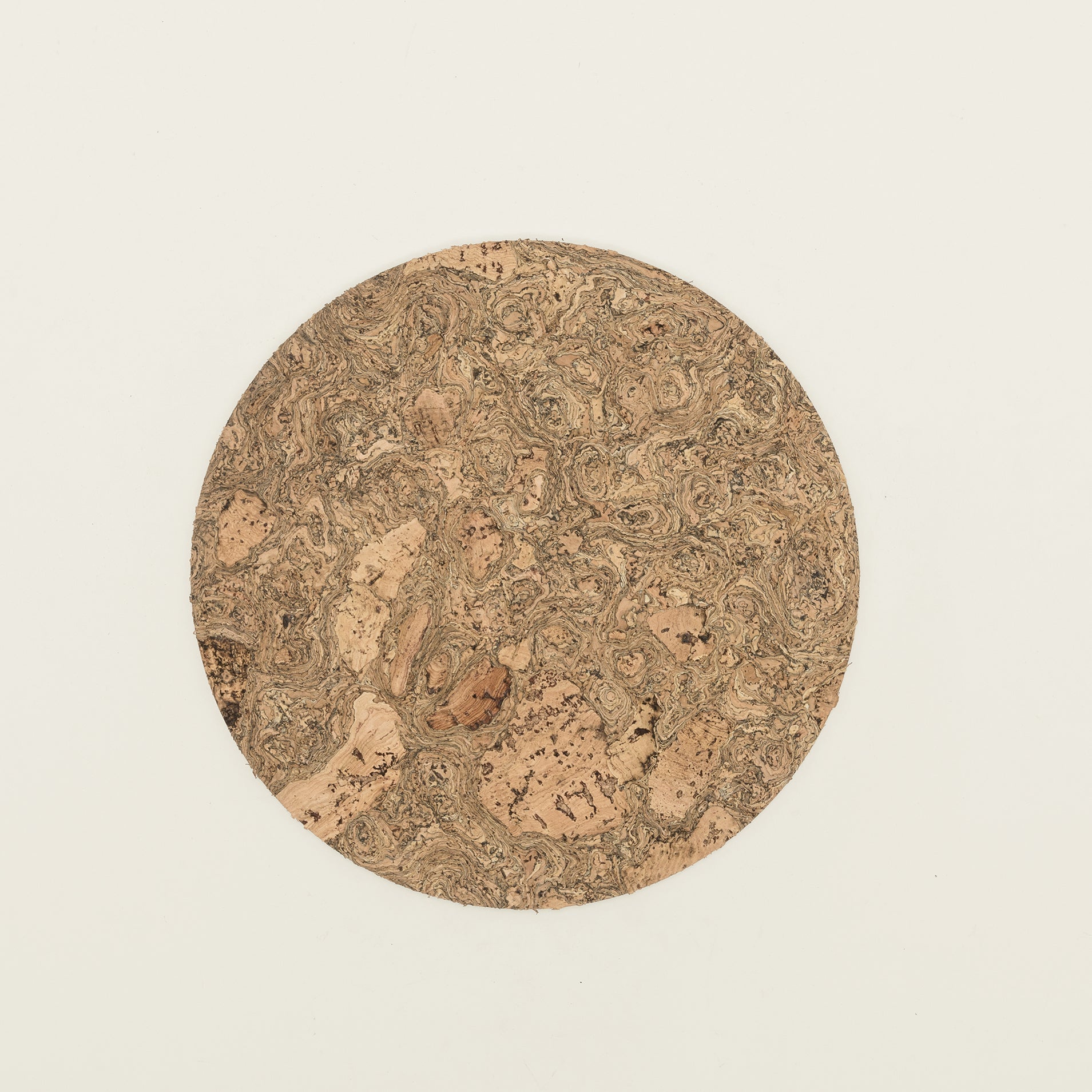 Cork Placemats | Twist Black | Round - REGN