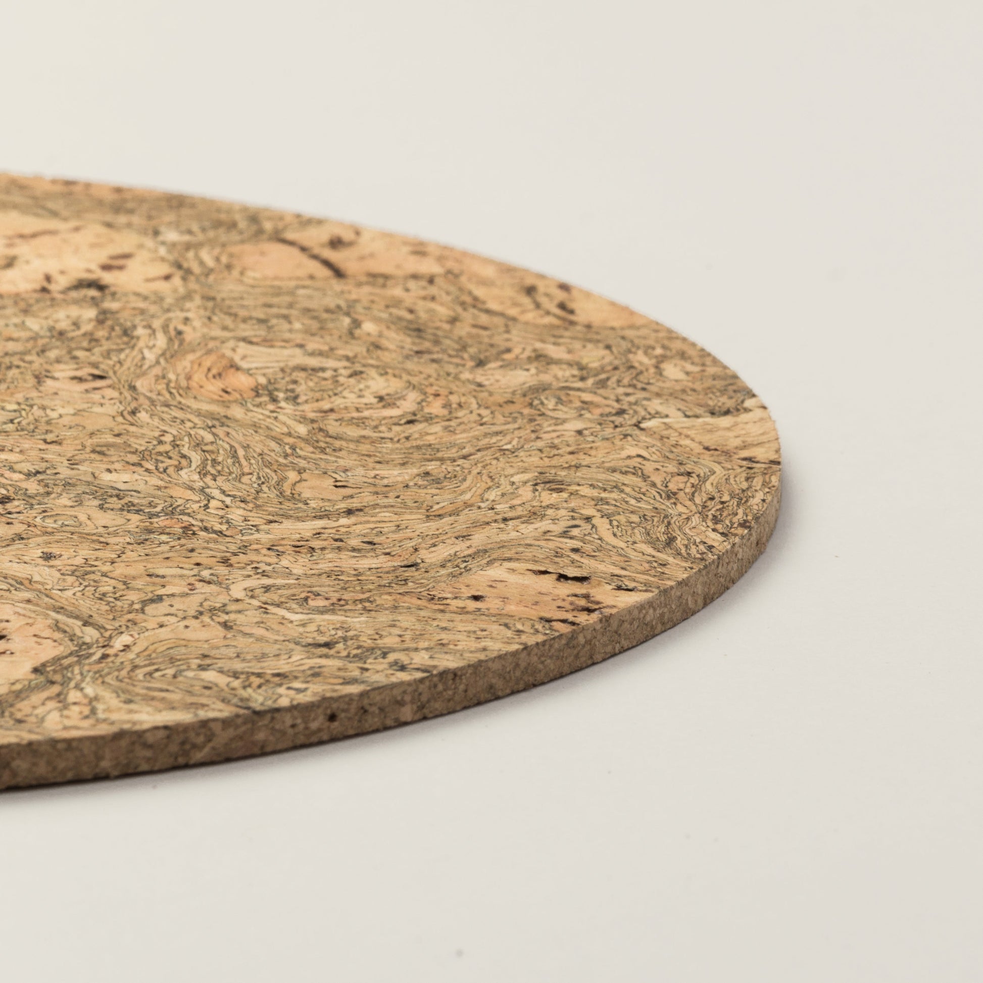 Cork Placemats | Twist Black | Round - REGN