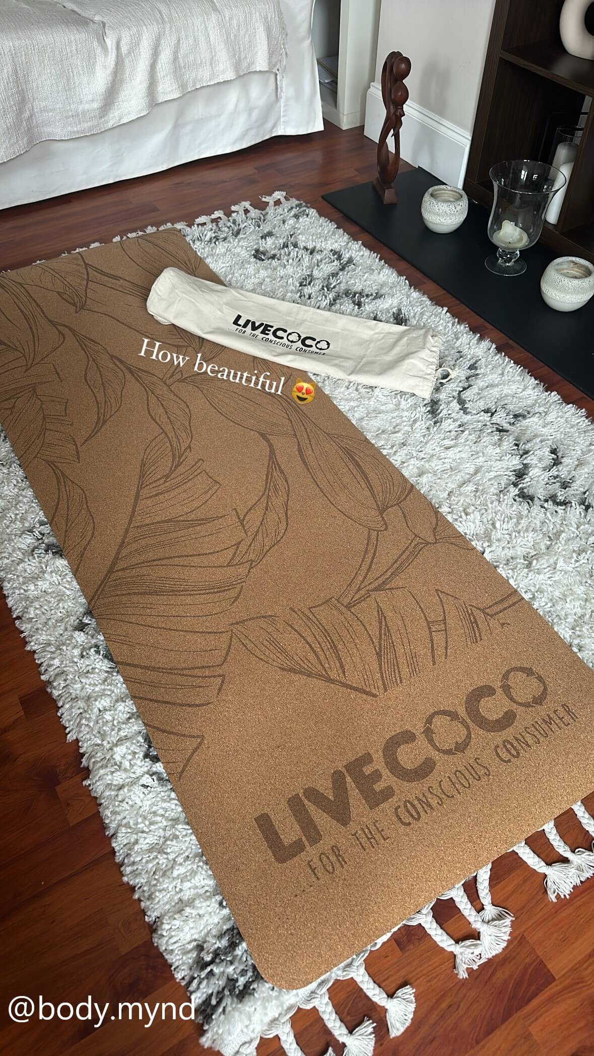 Cork Yoga Mat & Canvas Bag - REGN