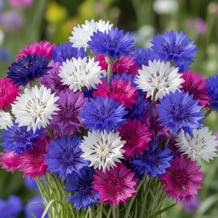 Cornflower Polka Dot Mixed - REGN