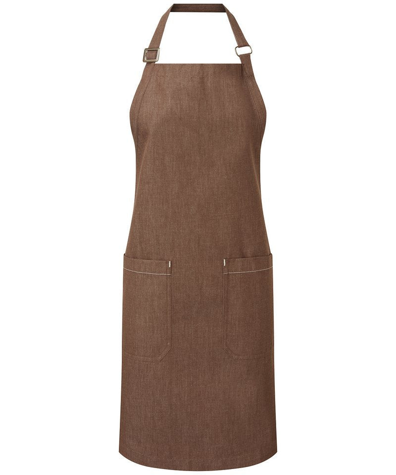 Cotton Denim Bib Apron, Organic And Fairtrade Certified - REGN