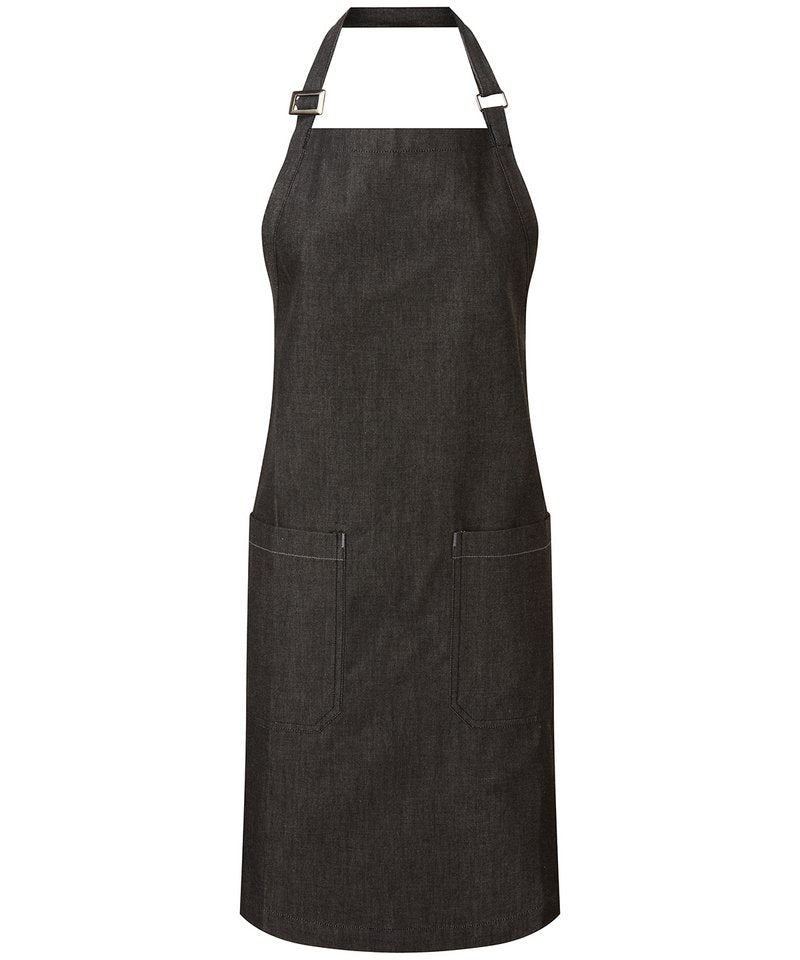 Cotton Denim Bib Apron, Organic And Fairtrade Certified - REGN