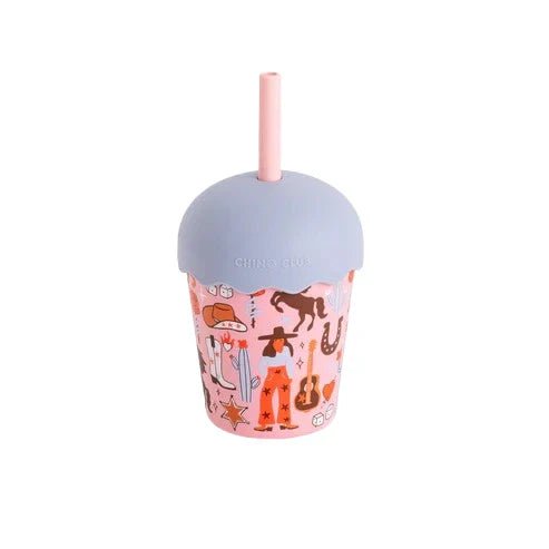 Cowgirl Toddler Smoothie Cup with Lid & Straw - REGN