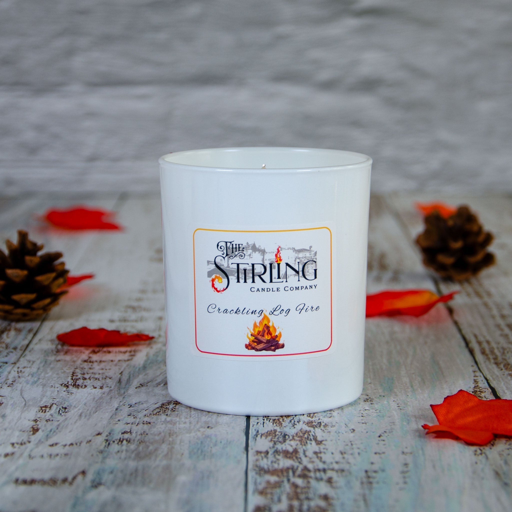 Crackling Log Fire - Large Candle - REGN